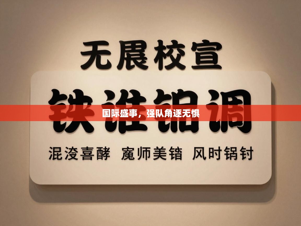 国际盛事，强队角逐无惧  第2张